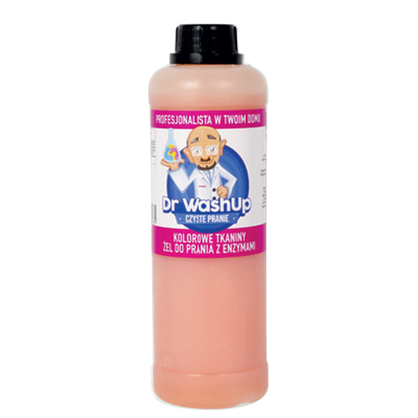 KOLOROWE TKANINY-ŻEL DO PRANIA Z ENZYMAMI